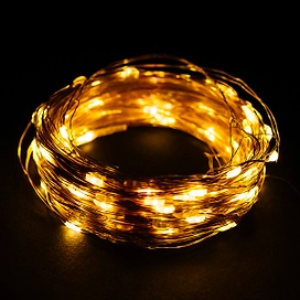 Гирлянда нить Glos теплый белый 20 м