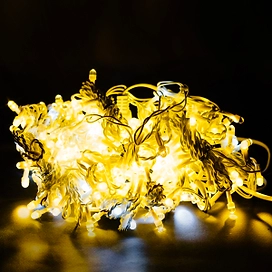 Гирлянда занавес Glos теплый белый 3,2х2 м