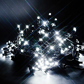 Гирлянда занавес Glos холодный белый 1м х 4м