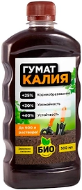 Органическое удобрение гумат Калия 0,5 л