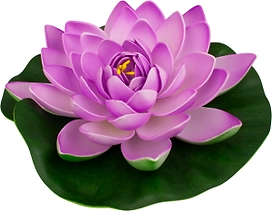 Фигура прудовая ECOTEC Лотос 6х20 см в ассортименте