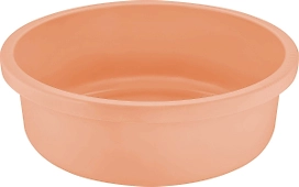 Таз круглый Plast Team 18л персиковая карамель