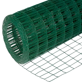 Заборная сетка зеленая 150x1500 см 