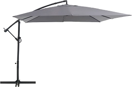 Зонт садовый ALVARADO графит 300x255 см