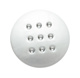 Ручка-кнопка матовый хром KERRON K-1060 SC 