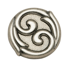 Ручка-кнопка чернёный старинный цинк KERRON RK-119 BAZ 