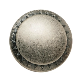 Ручка-кнопка черненый старинный цинк KERRON RK-086 BAZ 