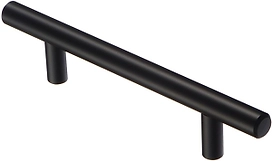 Ручка-рейлинг 96 мм матовый черный KERRON R-3020-96 BL 