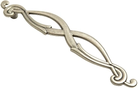 Ручка-скоба 128 мм черненый старинный цинк KERRON RS-119-128 BAZ