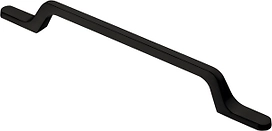 Ручка-скоба 160 мм матовый черный KERRON S-2430-160 BL