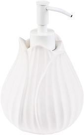 Дозатор для жидкого мыла MOROSHKA Fleur белый