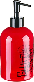 Дозатор для жидкого мыла MOROSHKA Graffity красный