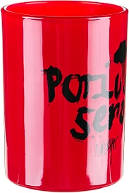 Стакан для зубных щеток MOROSHKA Graffity красный