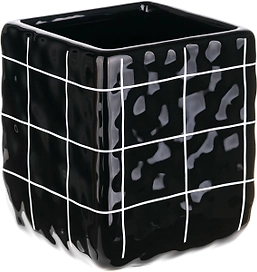 Стакан для зубных щёток MOROSHKA Irony XX010-01 черный