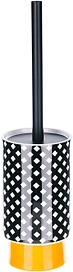 Ерш туалетный MOROSHKA Memphis черный/желтый/белый