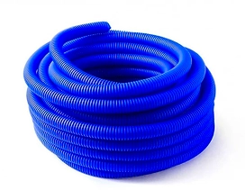 Шланг гофрированный для PE-X ДН32 бухта 50 м синий