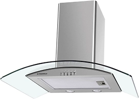 Кухонная вытяжка MAUNFELD Ancona PlusA 50 нержавеющая сталь\прозрачное стекло