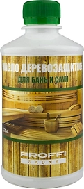 Масло деревозащитное для бань и саун 0,25 л.