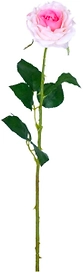 Искусственный цветок Роза светло-розовая 52 см