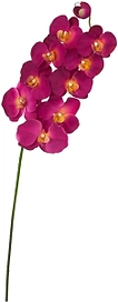 Искусственный цветок Орхидея Фаленопсис бордовая 92 см