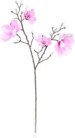 Искусственный цветок Магнолия розовая 86 см