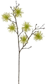 Искусственный цветок ветка с плодами зеленая 87 см