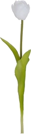 Искусственный цветок Тюльпан белый 45 см
