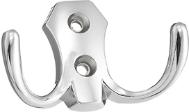 Крючок мебельный KERRON Hooks KR 0020 двойной хромовый