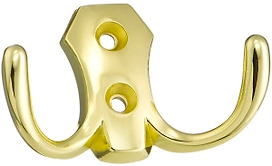 Крючок мебельный KERRON Hooks KR 0020 OT двойной золотистый