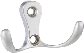 Крючок мебельный KERRON Hooks KR 0010 SC двойной матовый хром