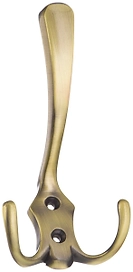 Крючок мебельный KERRON Hooks KR 0050 AB тройной бронзовый