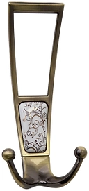 Крючок мебельный KERRON Hooks KR 0410-04 AB тройной бронзовый