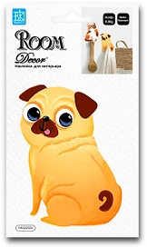 Наклейка декоративная Room Decor 2202 SHA крючок мопс 11x17 см