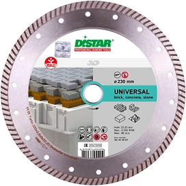 Алмазный отрезной диск Distar Bestseller Universal 230х22,23x2,6 мм