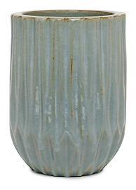 Горшок керамика "Глазурь" серый D22 H30