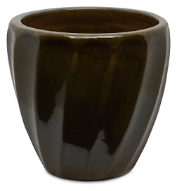 Горшок керамика "Глазурь" бронза D39 H36,5