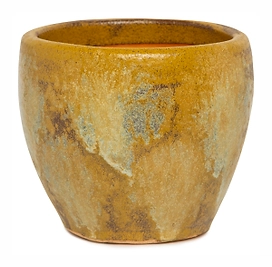 Горшок керамика "Глазурь" бежевый D20 H18