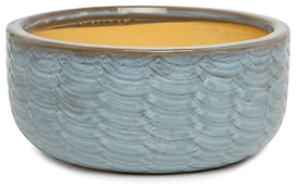 Горшок керамика "Глазурь" голубой D32 H14,5