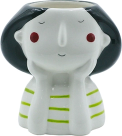 Горшок Девочка керамика D13 H11