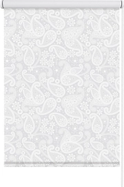 Рулонные шторы Эскар Пейсли белый 160x160 см
