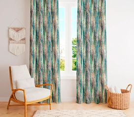 Штора портьерная Ле-Гранд Весна 140х260 см бежевый