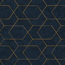 Виниловые обои Industry Omega 168554-27 синие 1,06х10,05 м