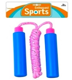 Скакалка детская в ассортименте 2,2 м 48х10х2 см