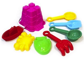 Набор пляжный детский 10х10х15 см