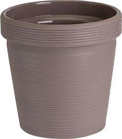 Кашпо со встроенным дренажем ТЕРРА мокко D16,5 H16