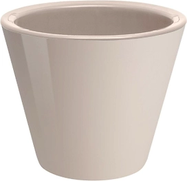 Кашпо со встроенным дренажем КЛАССИКА пудровый D19 H16