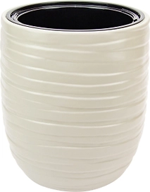 Кашпо лайн IDEA кремовый D35 H39