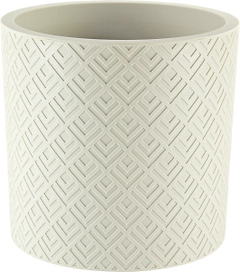 Кашпо этна IDEA белый ротанг D28 H27