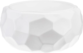 Кашпо мозаика IDEA белый ротанг D28 H15,5