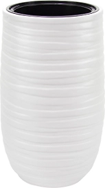 Кашпо лайн IDEA белый ротанг D37,5 H62